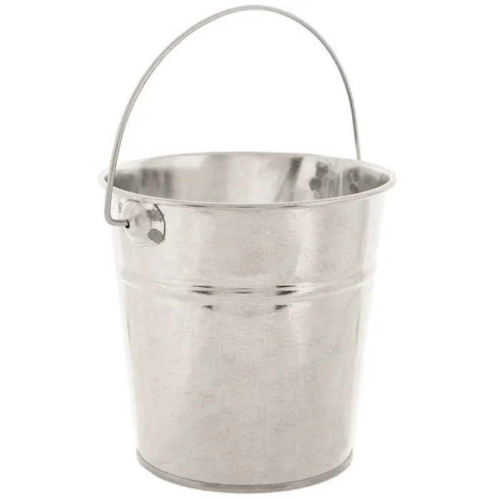 Factory Direct Sell Outdoor Galvanized Iron Bucket Flower Simulation Flower Bucket Custom Succulent Bucket