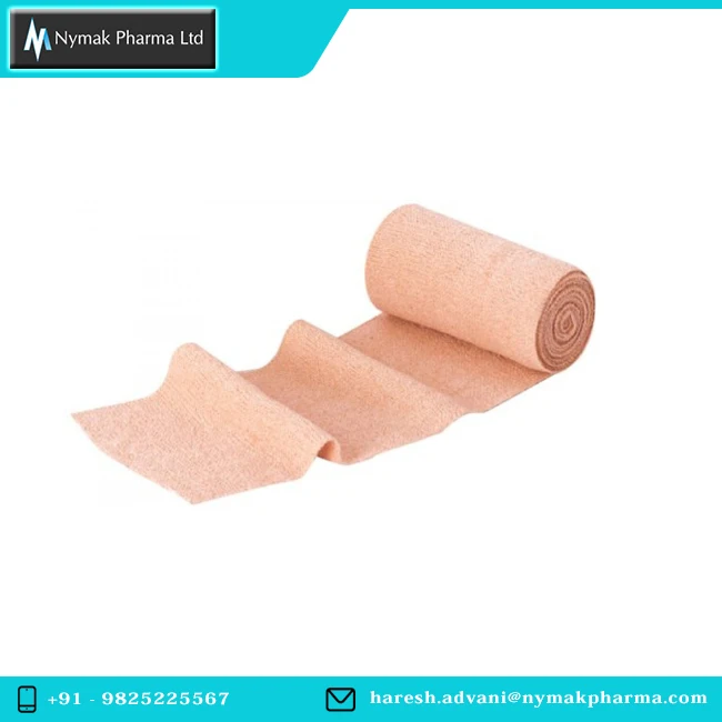 Orthopedic hot sale and good quality 100% cotton b.p. cotton elastic clip crepe bandage raw material