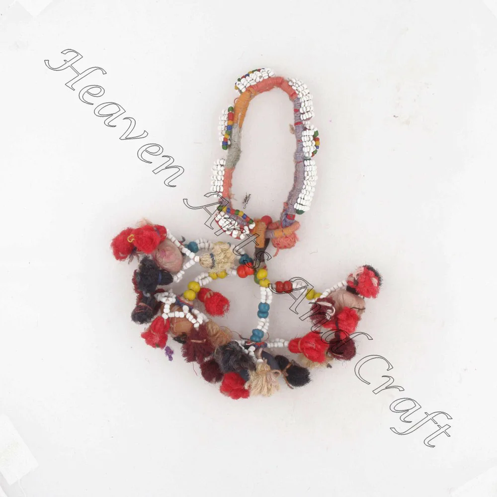 Vintage Rare Gypsy Banjara Tribal Fusion Belly Dance Armlet Anklet Bracelets Women Jewelry Boho Rainbow Summer Beaded Bracelet