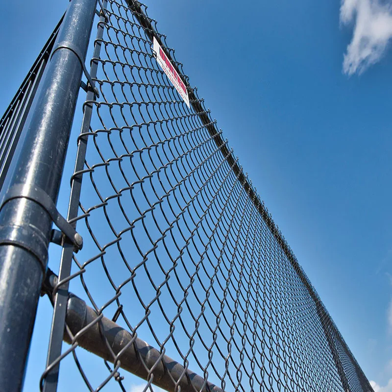 American Standard Diamond Mesh Wire Railing Cyclone Sports Fence Panels Diamond chain link fencing