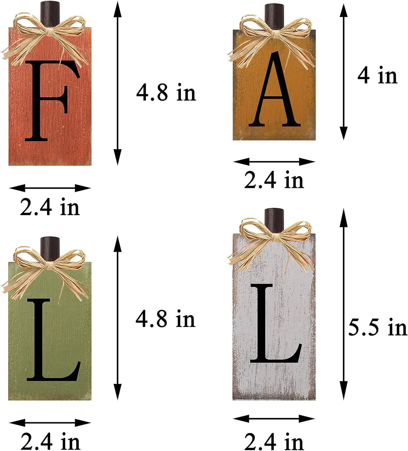 Fall Decorations for Home Thanksgiving Signs for Home Decor Fall Wooden Table Sign Vintage Farmhouse Fall Block Sign
