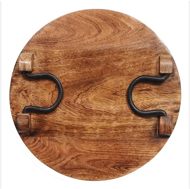 Food Safe Footed Tray for Serving & Storage  Multifunctional Use for Bathroom and Kitchen Accessories
