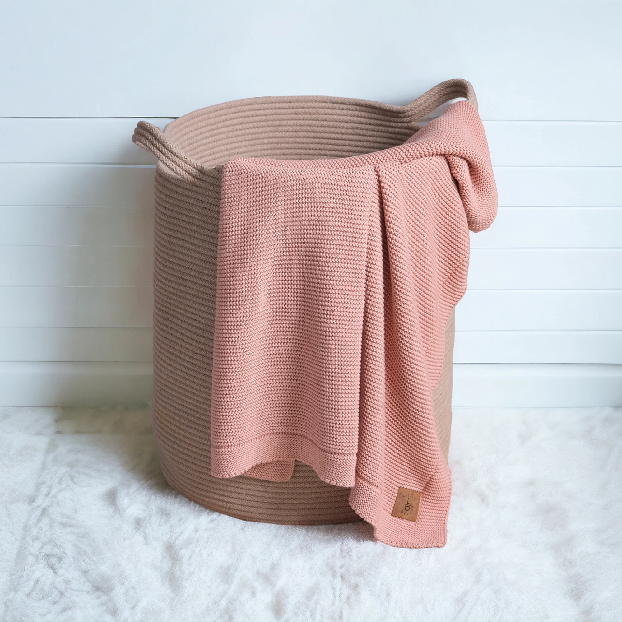 High Quality 100% Organic Cotton ALINA Baby Blanket 80*100 Cm Hot Sale Baby and Kids Crochet  Cable Knit Baby Bed Products