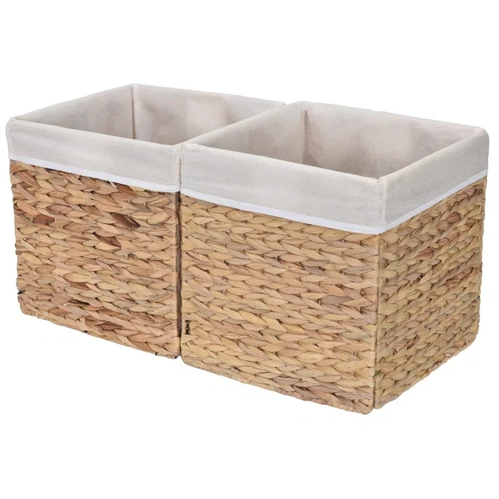 Best Selling Wooden Seagrass Woven Baskets Hand Waving Storage Box Storage Organizer Seagrass Baskets Planters Vietnam