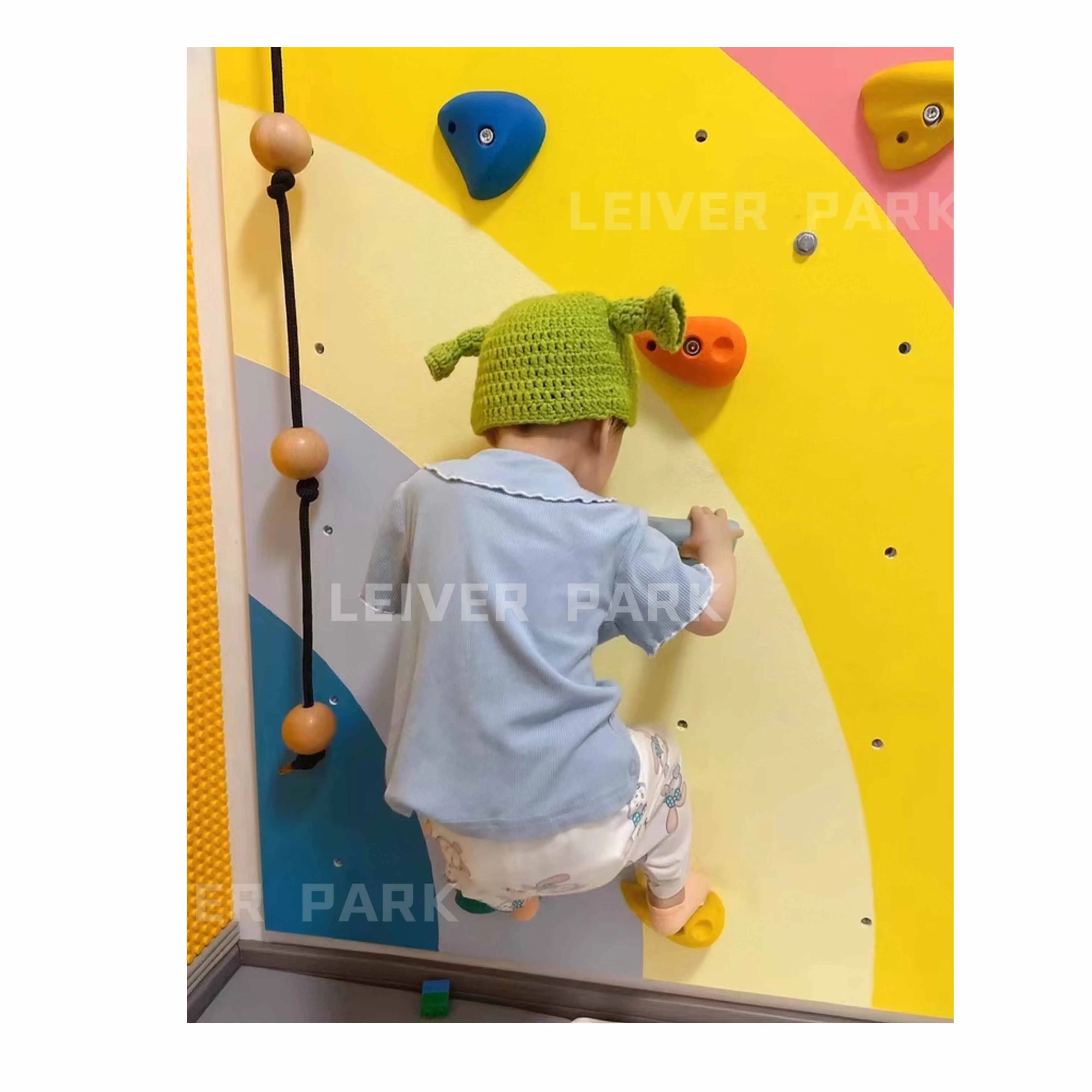 Factory Wholesale 9 in 1 Climbing Wall Indoor Games for Kids Climbing Ladder Gym Set