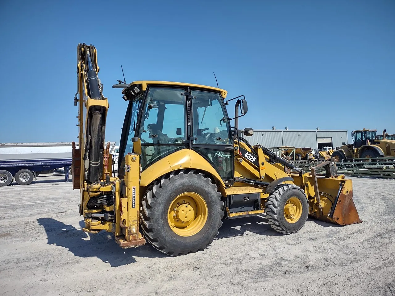Good Condition CAT 432F Used Backhoe Loader Caterpillar 4x4 420F 432F Loader Backhoe Cheap price