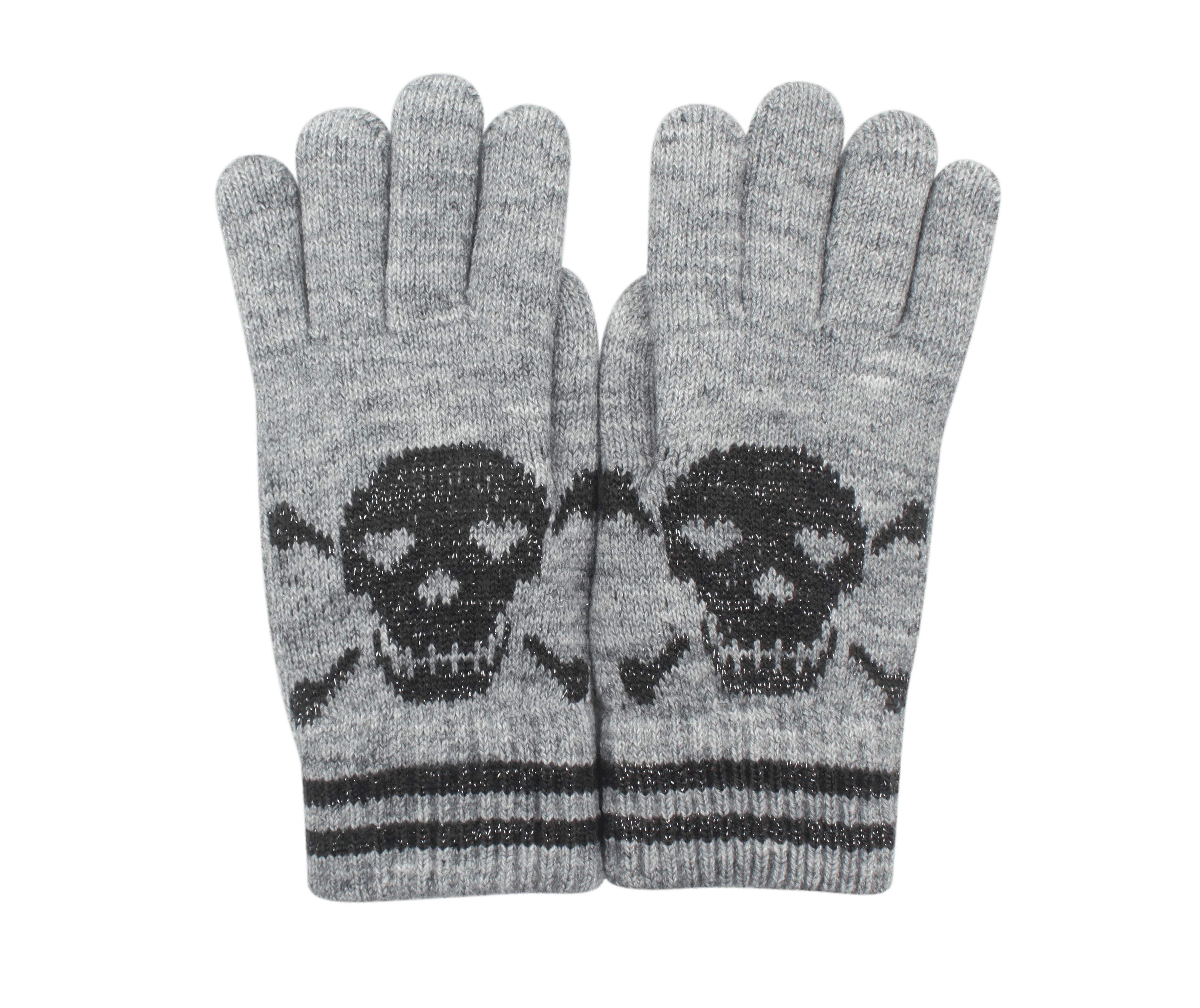 Зимние теплые вязаные перчатки