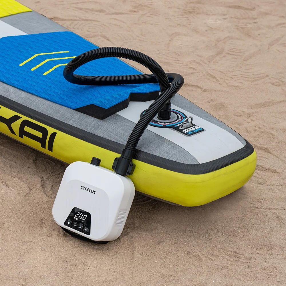 20PSI Portable Electric Rechargeable Battery Sup Air Pump for Paddle Boards Kayaks Wind Wings
