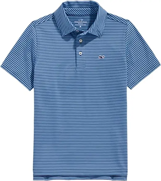 Мужская хлопковая рубашка-поло с вышивкой