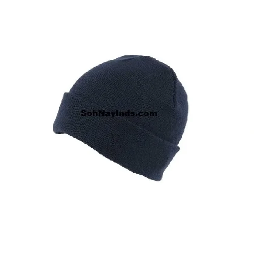 Beanie Custom Embroidery Patch Logo winter hats caps blue knit beanie Solid Colors and Custom Multiple Colors