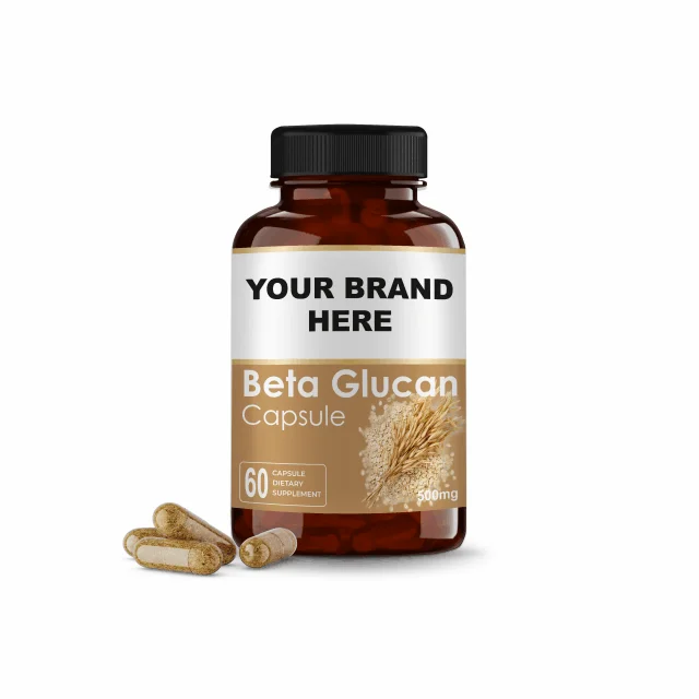 100 % Pure & All Natural Beta Glucan Supplement | Herbal Capsule  | Dietary Supplement | (60,90,120 Capsules)