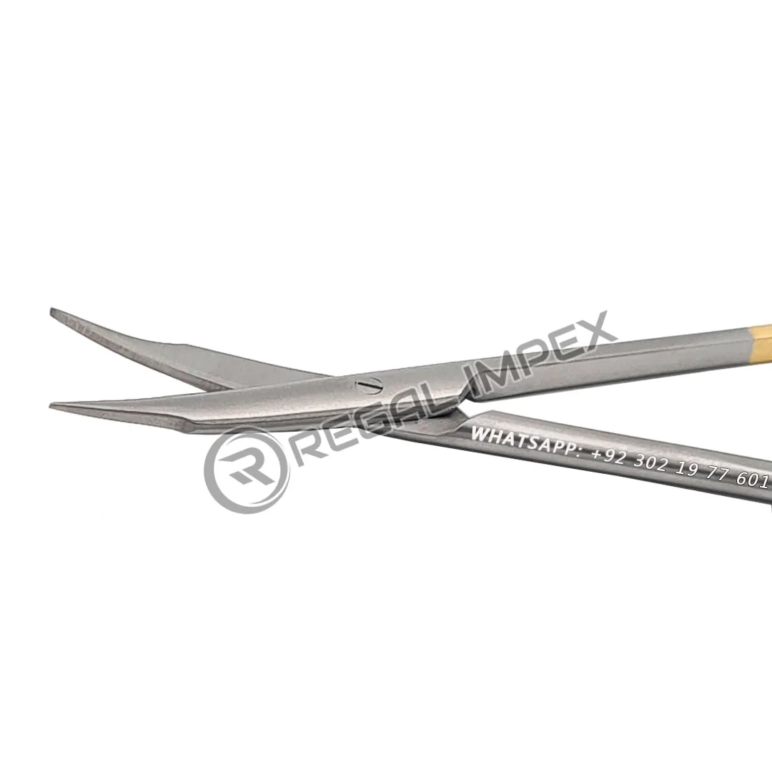 Рейнольдс Jameson ножницы на высоком каблуке 11 см изогнутые с тонкой округлые точек хирургической немецкая нержавеющая сталь OEM брендинг принято