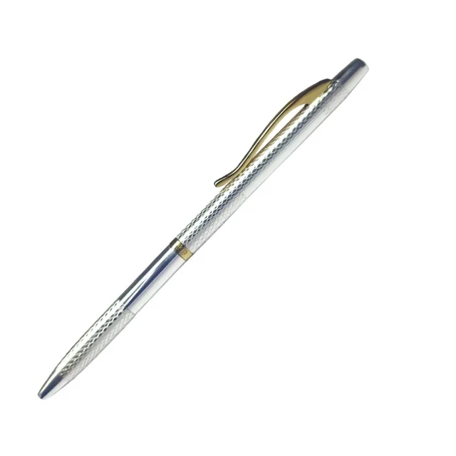 Best Quality Silver Pen With Logo Customized Silver Pen Promotion Use Corporate Office Use
