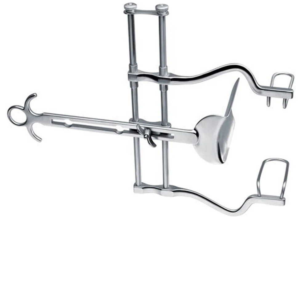 Surgical Instruments Balfour Abdominal Retractor With Solid Side Blades Veterinary Instruments