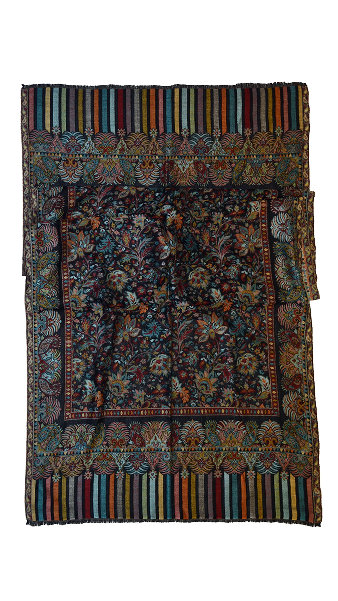 Traditional Wool Kani Jamavar Woven Pattern Shawl Scarves and Stoles Evening Ladies Winter Shawl Shawls Scarf Stoles