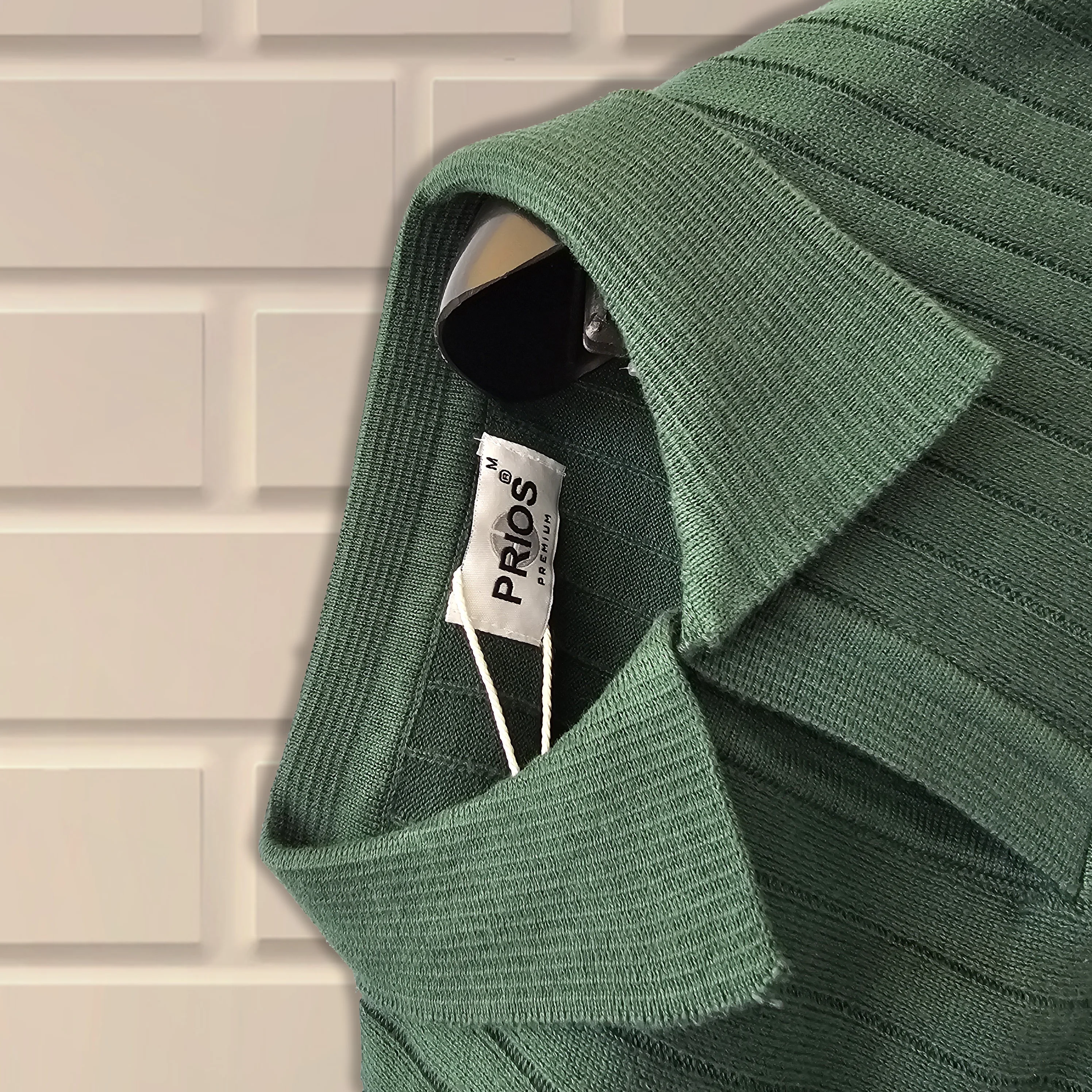 2024 Custom Logo Oem & Odm Short Sleeve Cotton Striped Knitwear Knitted Polo Shirt Custom Sweater Men