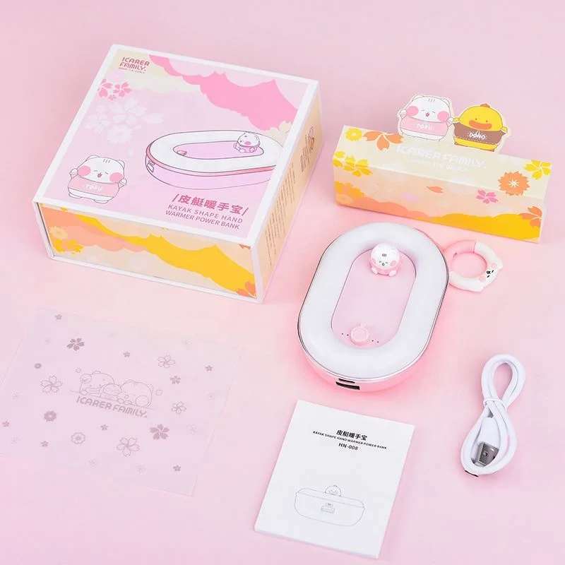 Hot selling Cute Mini Power Bank With Hand Warm Design Electric hand warmer Power Bank