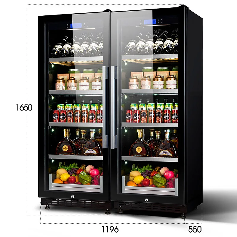 Full Glass Door Upright Beverage Coolers  Refrigerator