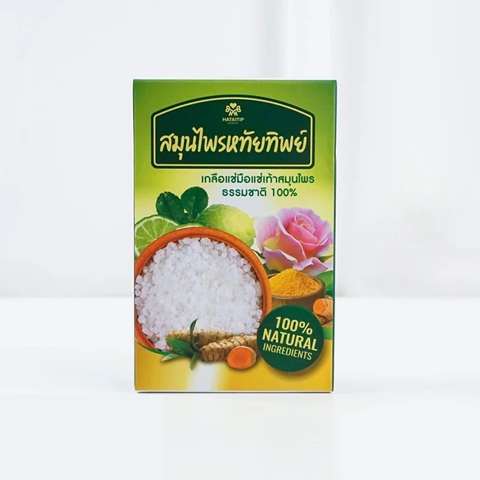 Травяная тайская соль HATAITIP для ног и рук, Замачивание и спа, 100% натуральный экстракт без химикатов