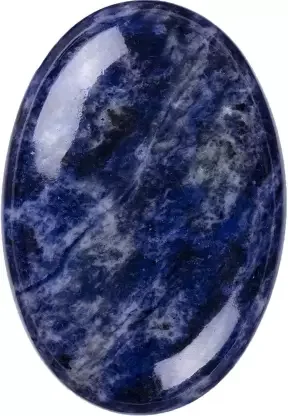 Palm Stone Sodalite Palm Stone Wholesale Sodalite Tumbles Stones Manufacturer Gemstone OEM Box Logo Crystals Supply