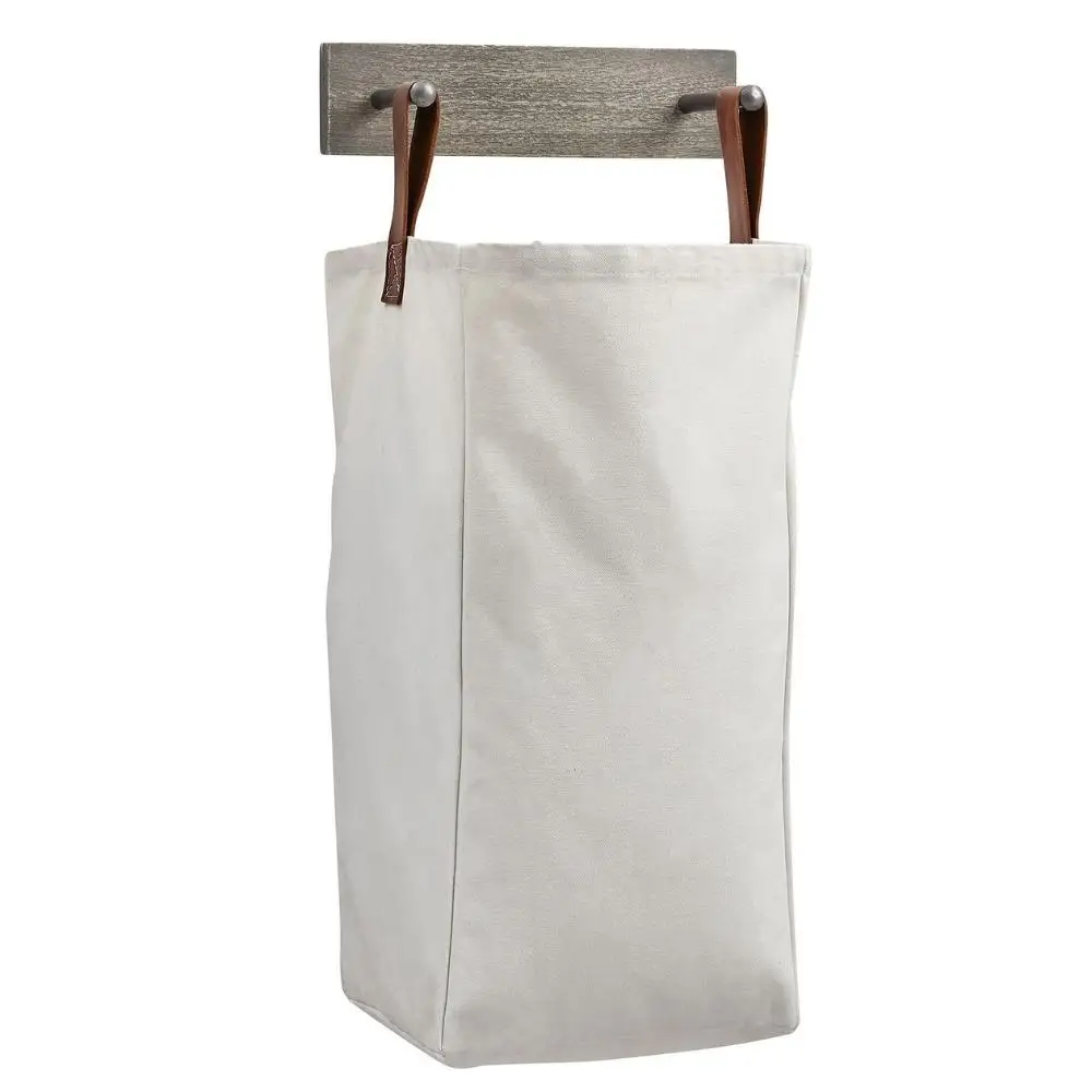 Wall Mounted Collapsible Laundry Basket Organizer Dirty Laundry Basket Bathroom Messy Cloth Hanging Storage Basket