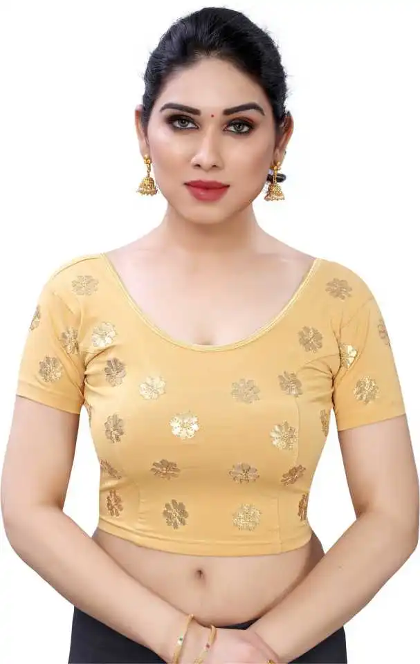 ready made blouse Western Design With Chikan Work saree blouse readymade women sexy readymade saree blouse wholesale