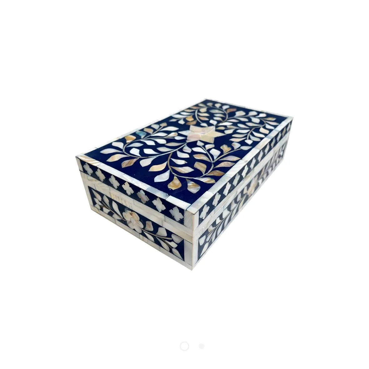 Indian Blue Mother Of Pearl Box Indian Handcrafted Boxes Huge Range Indian Artware Home Decor and Homeware Boxes For Gulf