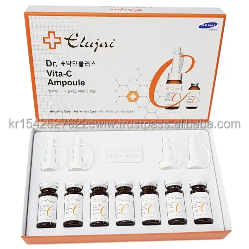 Elujai Dr.Plus Vita-C Ampoule Set 10ml x 7ea to become glowing with soft radiance of moisture cream MADE IN KOREA