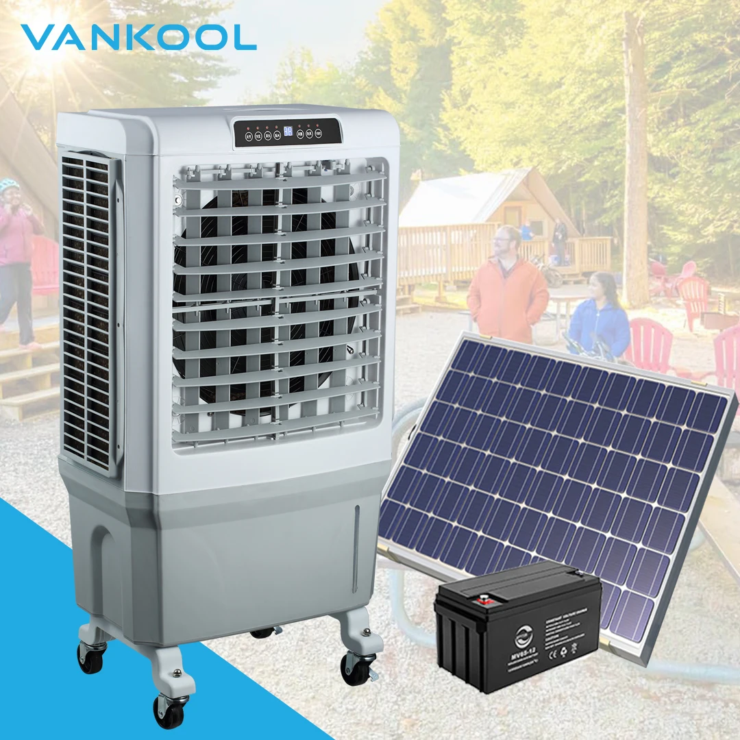 new model digital japanese evaporative cooler fan water air cooler ac dc portable water coolers with a screen