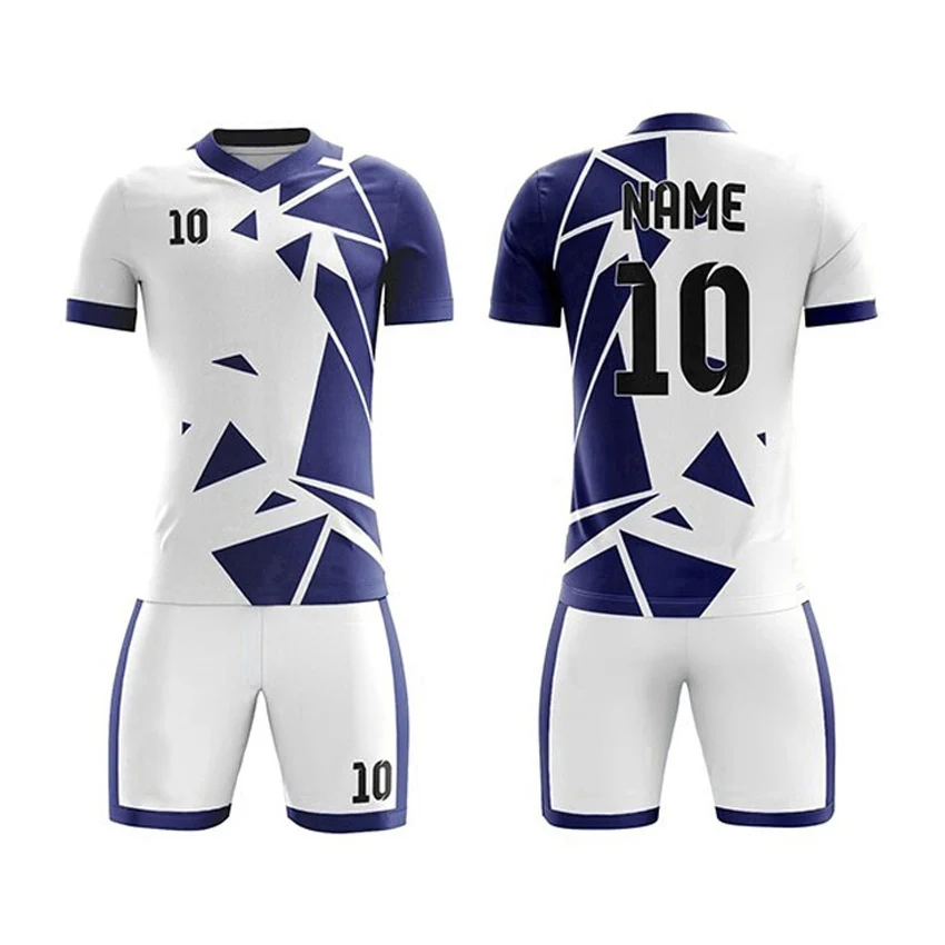 New arrivals Wear And Adults cheap polyester 202 high quality sublimation plain soccer uniform Set