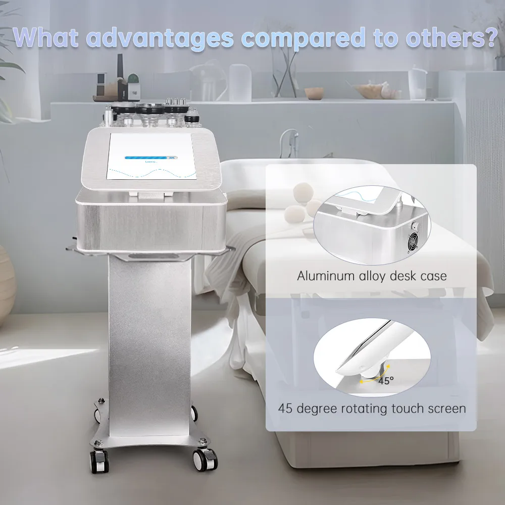 Smart 3D Quadrupole Monopolar RF 30K Cavitations Radio Frequency Face and Body Machine
