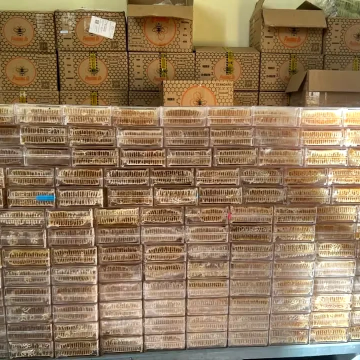 Honey Land 100% Pure Raw Honeycomb Edible| Export Korean, USA