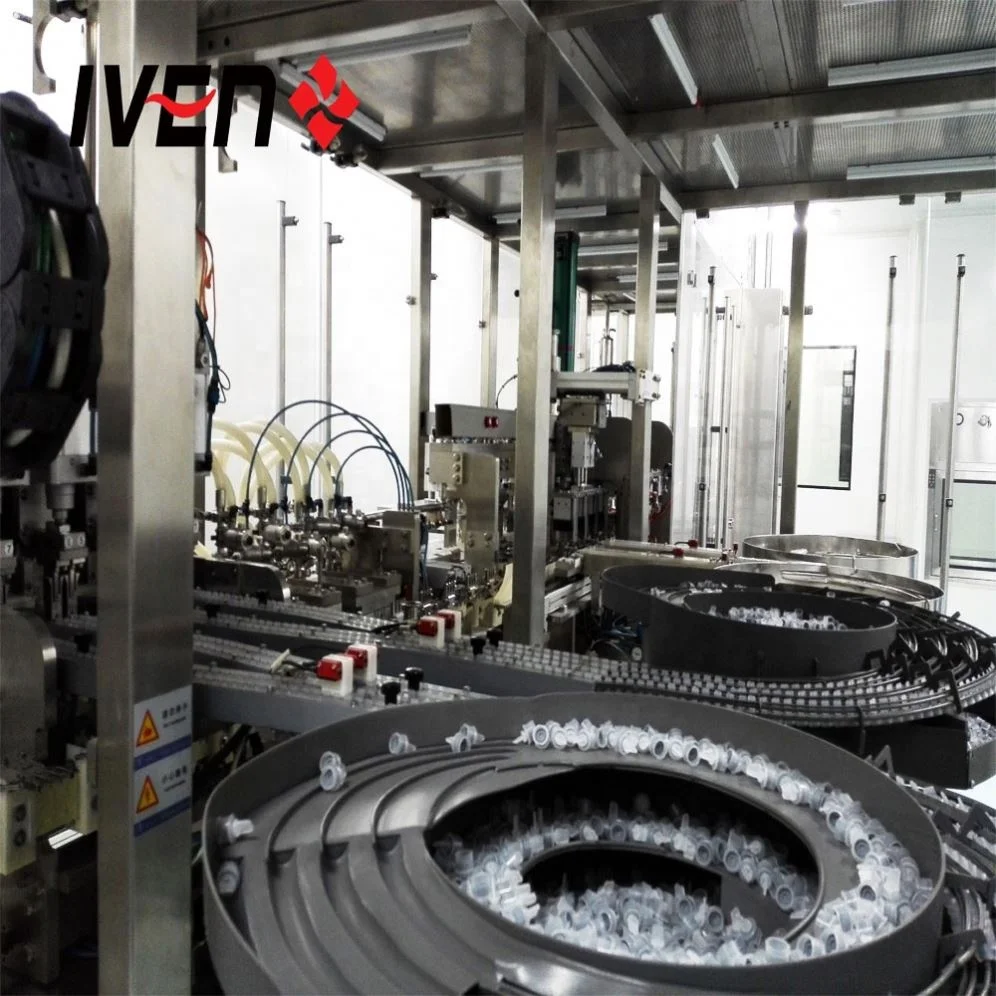 No Dead Zones in the Whole Production Line Fully Automatic Healthcare Industry IV Infusion Soft Bag Filling Sealing Machine