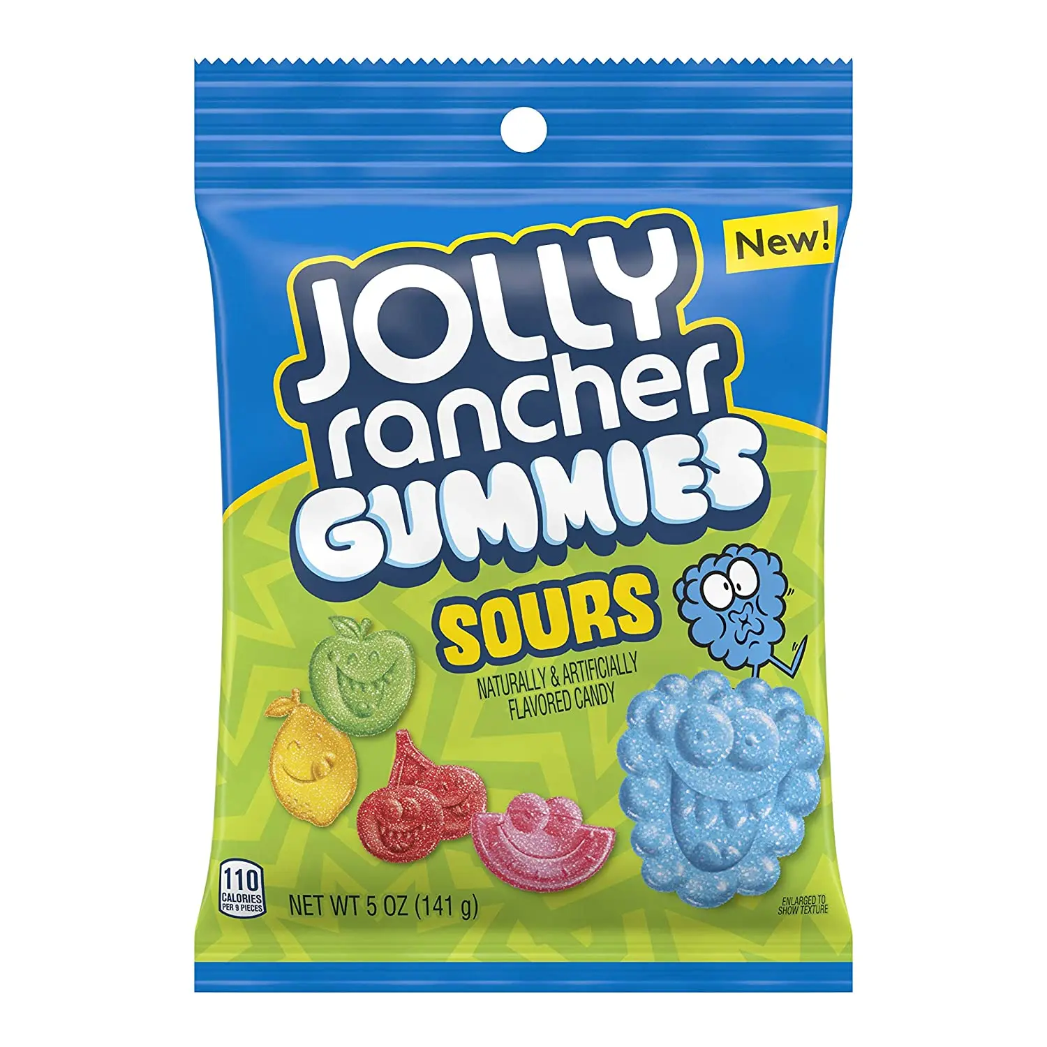 Jolly Rancher Gummies Sour Fruit Flavors Candy, 5 Oz [12-Bags]