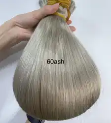 Natural Straight Mix Color  Weft Extension Wholesale Human Hair Vendors Super Double Drawn Thick Bottom Remy Human