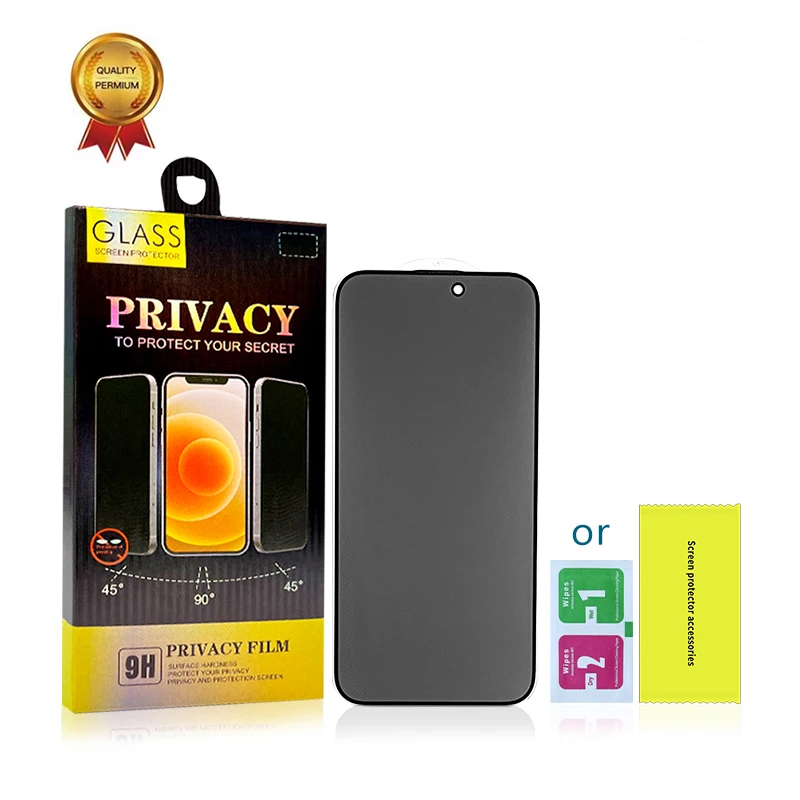 High Quality Anti Spy Privacy Screen Protector 2.5d 9h Tempered Glass For iphone14 pro max Screen Protector iphone 14 Max