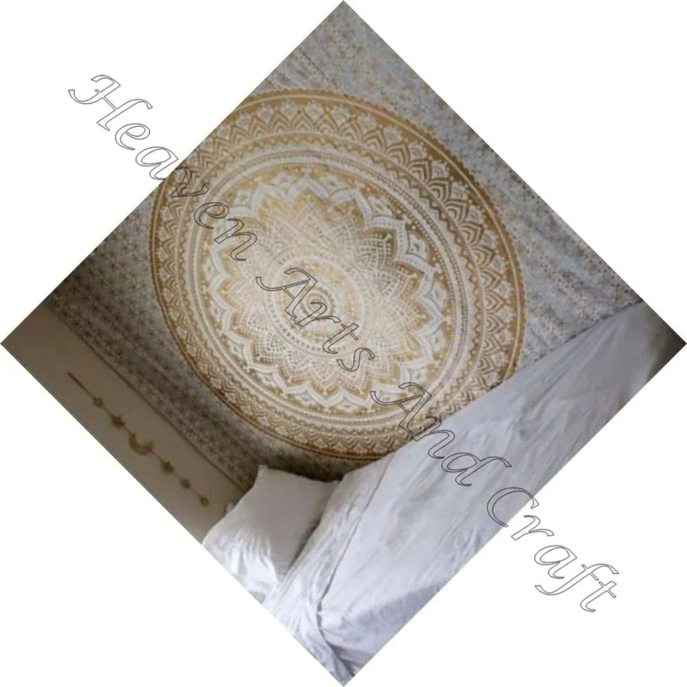 Indian Mandalas Wall Multi Color Indian Tapestry Mandala For Home Decorative Yoga Mat Custom Printed Wall Art Tapestry