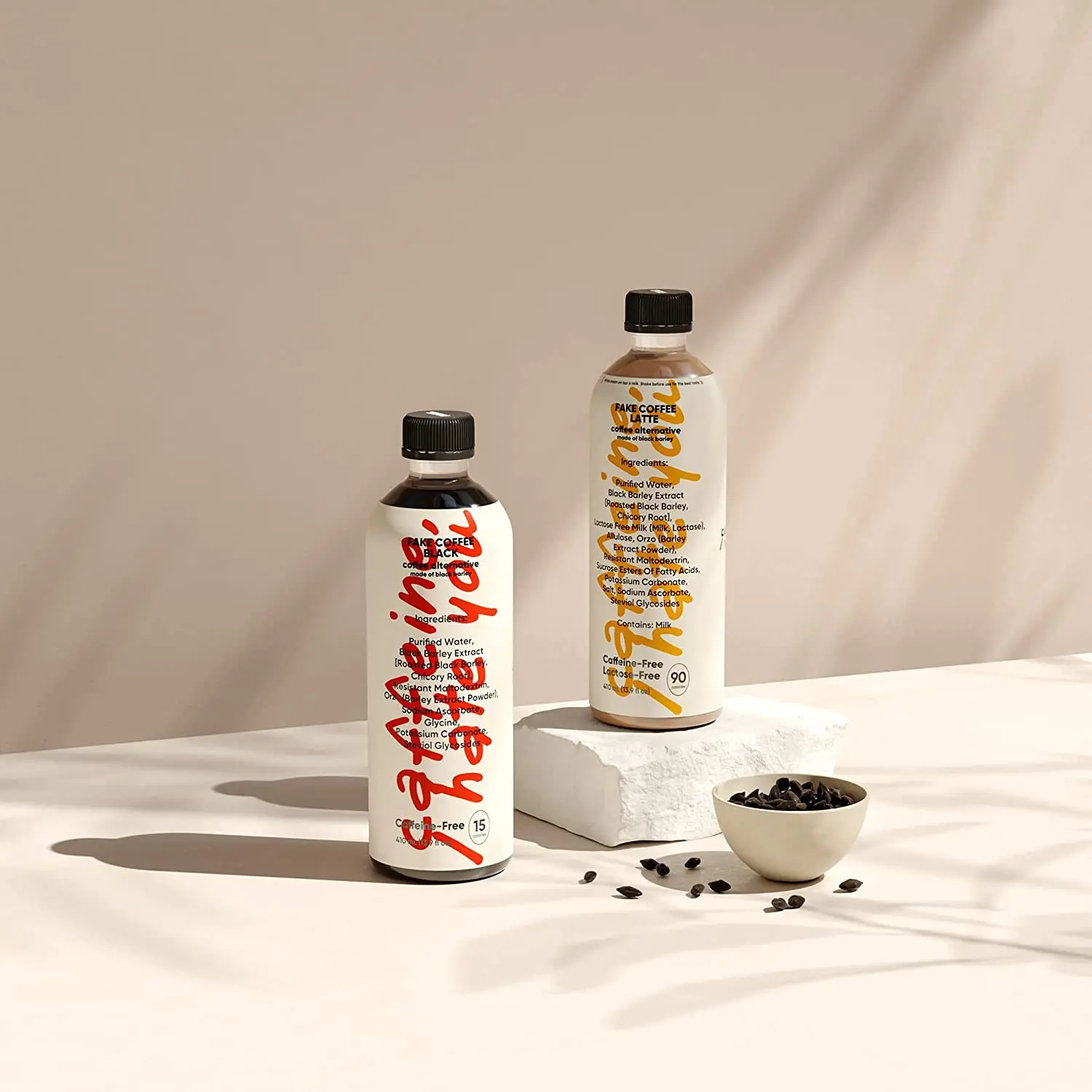 Korean 100% Caffeine-Free zero sugar Coffee Alternative drink Low Calories lactose-free vanilla latte Black Barley Beverage RTD