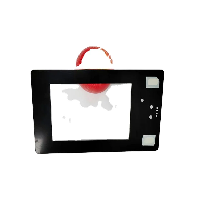 High strengthen chemical 2mm silk screen printed  tempered glass panel