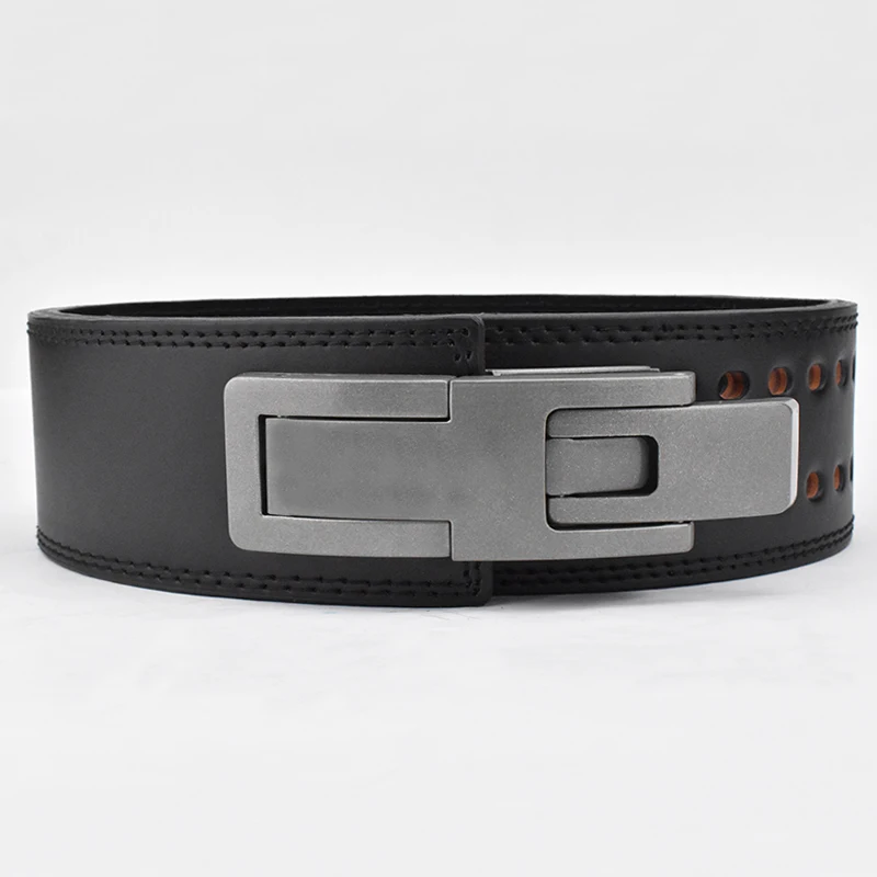 Women Powerlifting Lever Belt High Quality Heavy Duty Gym Fitness Workout Power Weight Lifting PU Leather Belt for Men