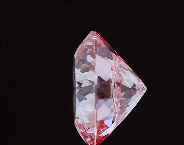 Free Fire Diamond Round Shape 4.05ct CVD HPHT Fancy Pink Lab Grown Diamond Jewelry VS2 IGI 629481825 Synthetic,Loose,Artificial