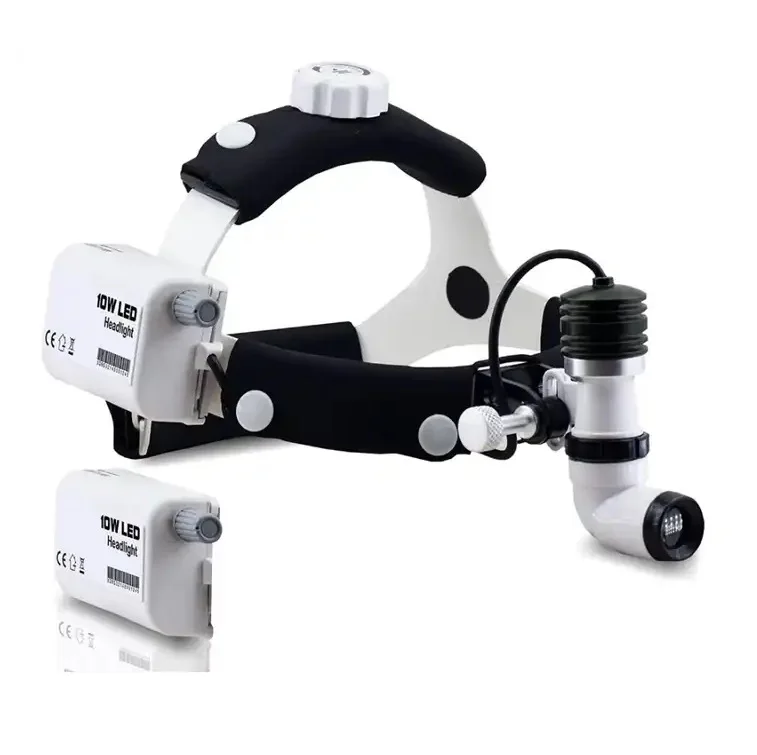High-Demand LED Surgical Headlight 3-Hour Battery Run Time India Plastic Material Electric Medical Devices Operation Lighting