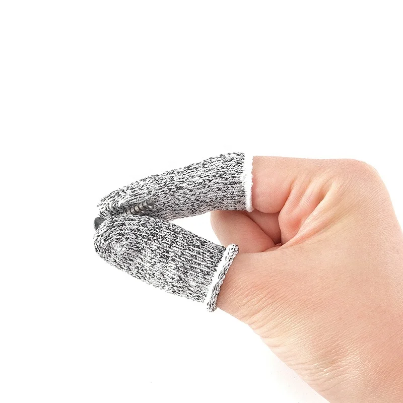 HPPE anti cut Fingertip cots Anti-Cut Wear-resistant Cut Resistant fingertips cover finger Glove