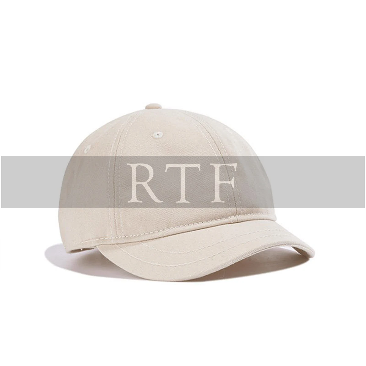 Add Your label Logo Print Embroidery Cotton Solid color Japan Korea Hat Boutique Hot Sale Short Brim Baseball Cap by Raw to Fine