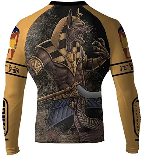 Raven awarded customized best quality brazilian jiu jitsu rashguard
