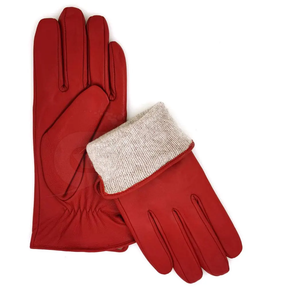 Pakistan Made High Quality Wholesale Leather Gloves for Outdoor Use Breathable and for Winter Sports and Daily Life