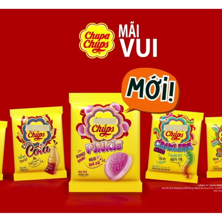 Chuppa Pinkis - 24g/Pack - 16 Packs/Bag - 24 Bags/Case Wholesale Made In Viet Nam