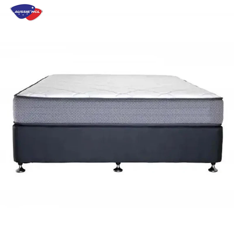 Aussie Hcl  factory wholesale luxury hotel gel memory foam mattresses modern top latex spring king queen full size bed mattress