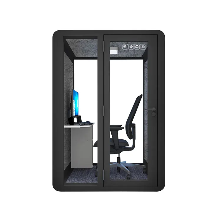 Shengxueshi Office wood grain soundproof private single soundproof conference cabin recording studio