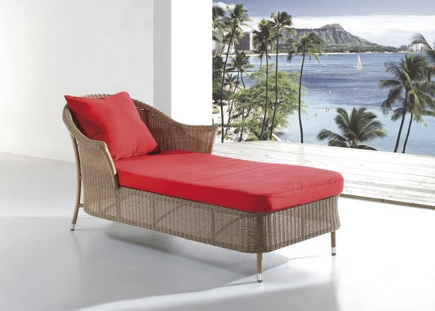 2021 New Model Garden Furniture Wicker Sunbed Set Aluminum Frame Rattan Plastic Hotels Balcony Outdoor Leisure Sun Loungers